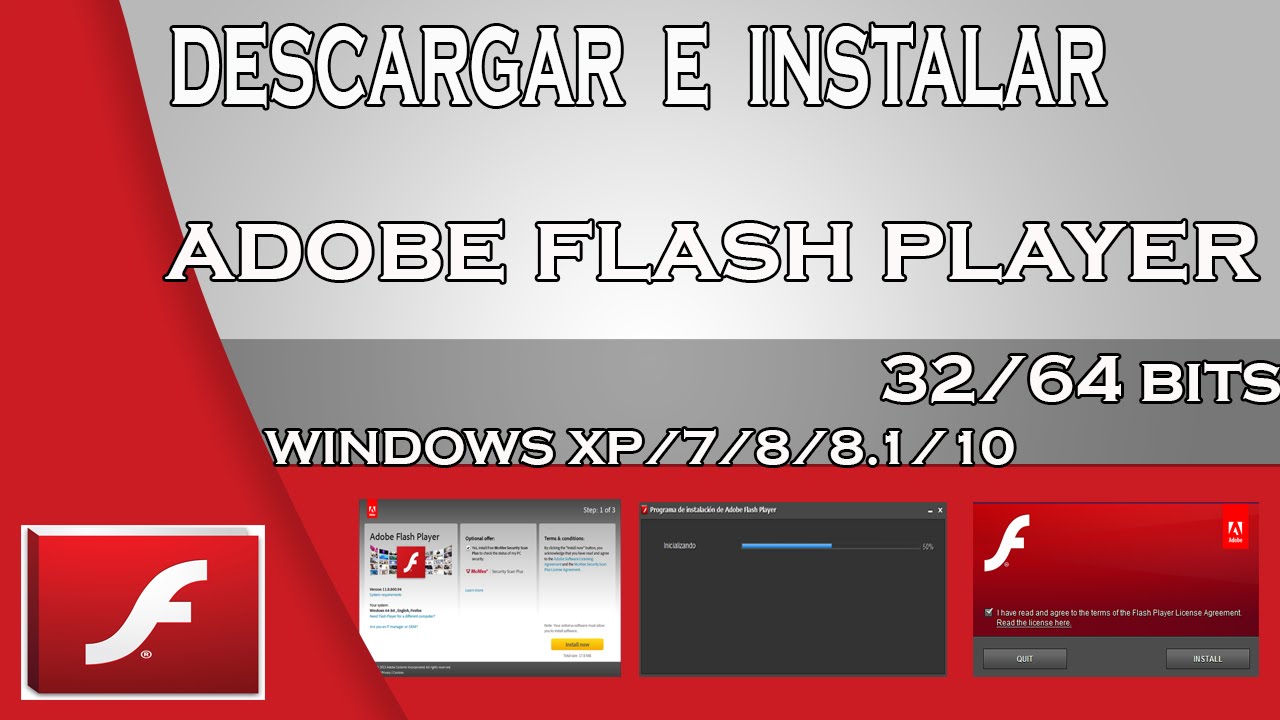 how to update adobe flash player on windows xp